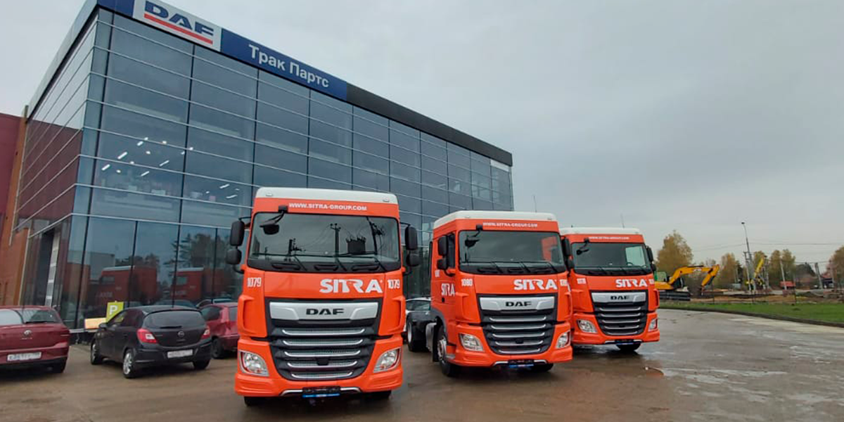 Три седельных тягача DAF XF NEW для компании SITRA!